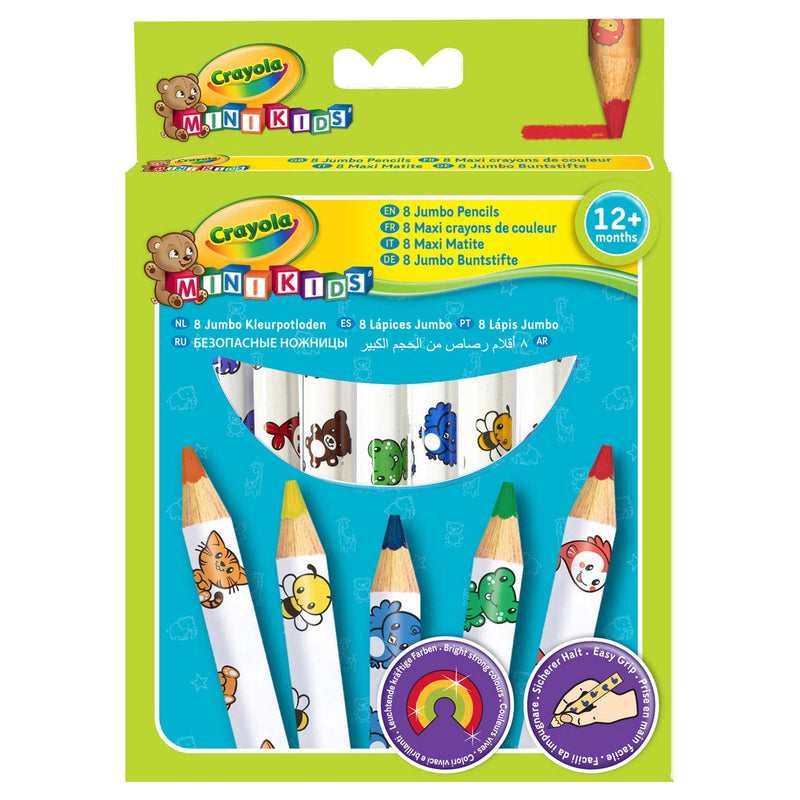 Load image into Gallery viewer, Crayola mini kids - dikke kleurpotloden, 8st.