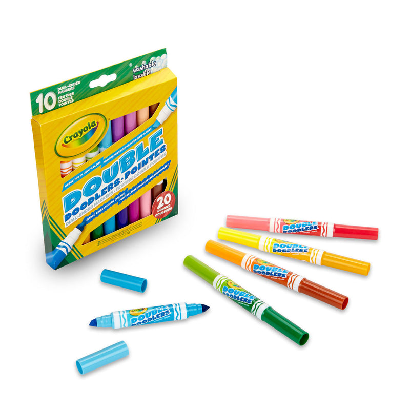 Load image into Gallery viewer, Crayola dubbelzijdige viltstiften, 10st.