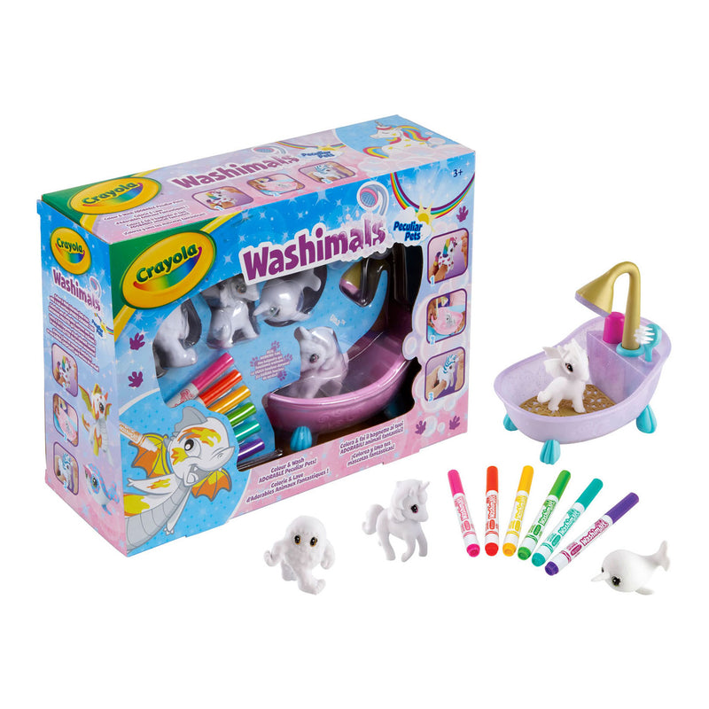 Load image into Gallery viewer, Crayola Washimals Fantasiewezens Set