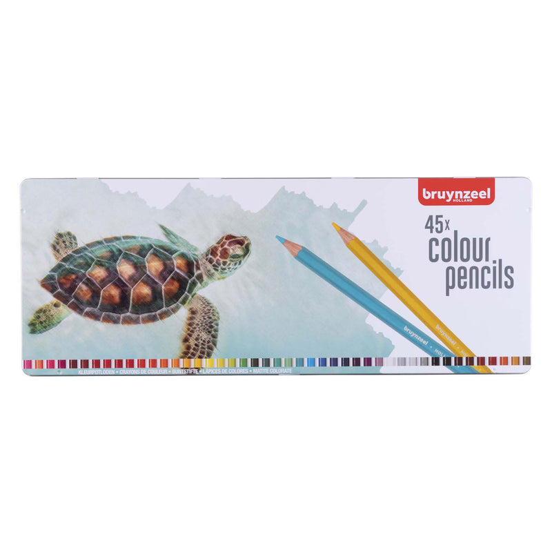 Load image into Gallery viewer, Bruynzeel schildpad blik 45 kleurpotloden