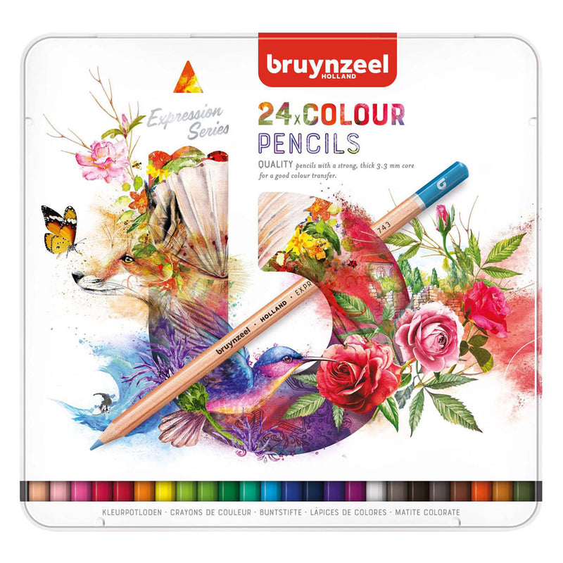 Load image into Gallery viewer, Bruynzeel expression kleurpotloden blik 24
