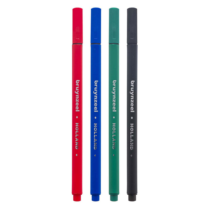 Load image into Gallery viewer, Bruynzeel fineliner set 4 kleuren