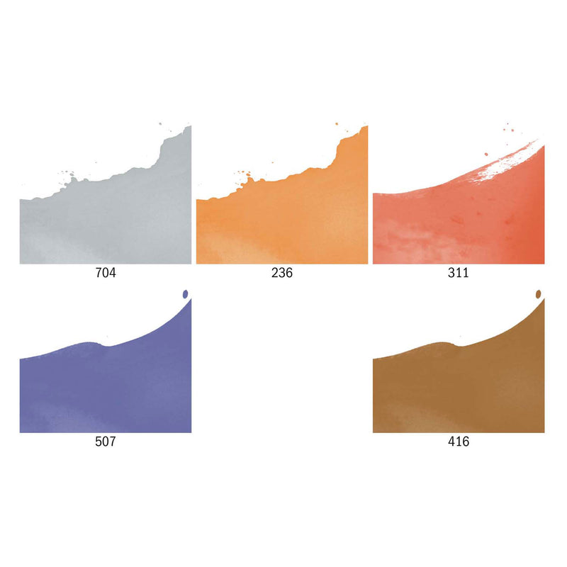 Load image into Gallery viewer, Bruynzeel ecoline vloeibare waterverf set additioneel, 5x30ml