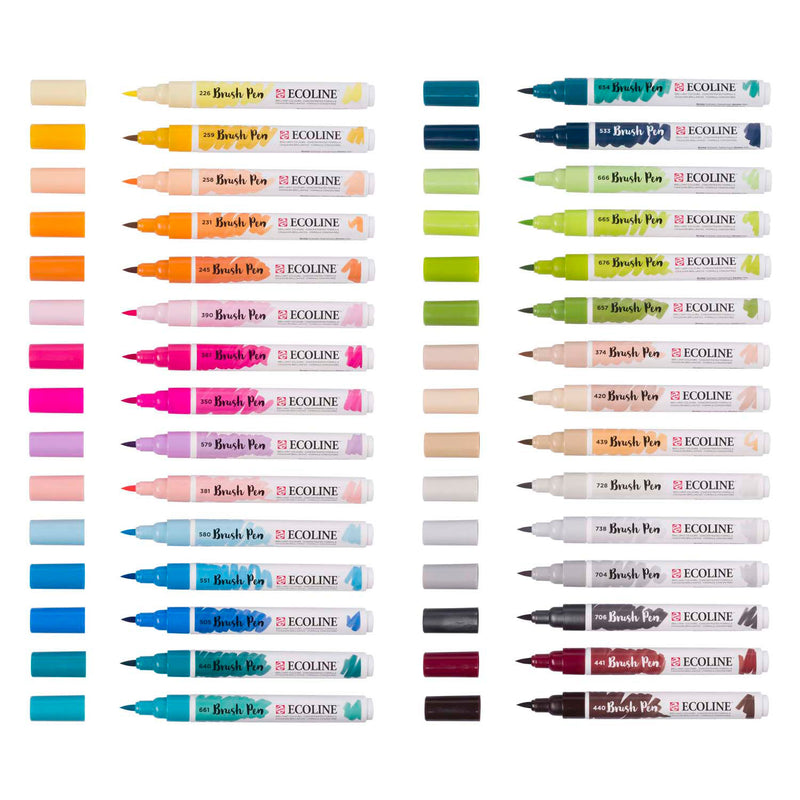Load image into Gallery viewer, Ecoline brush pen set additional | 30 colours