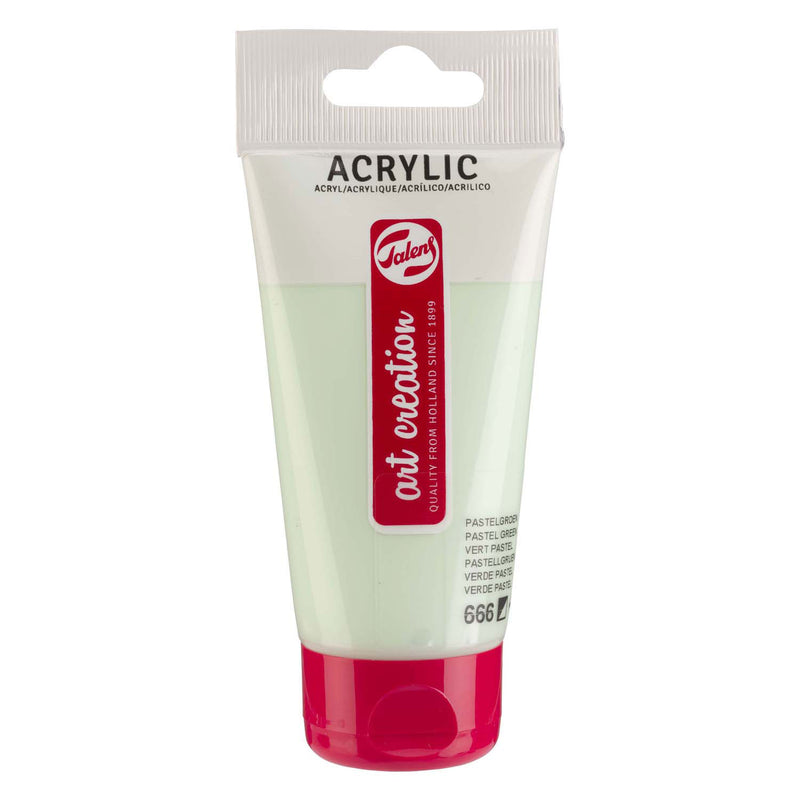 Load image into Gallery viewer, Talens art creation acrylverf tube 75ml pastelgroen 666