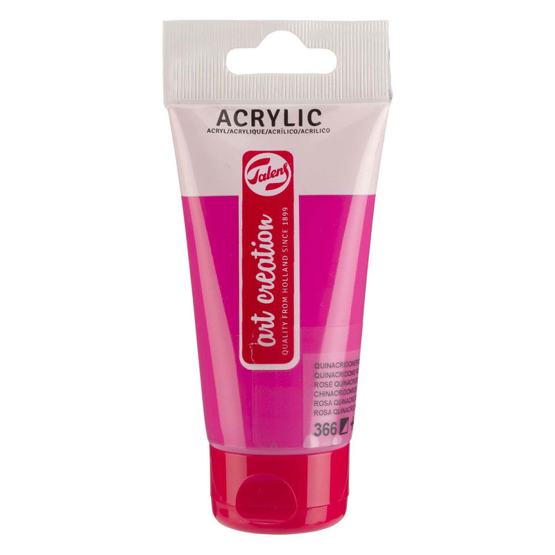 Load image into Gallery viewer, Talens art creation acrylverf tube 75ml quinacridoneroze