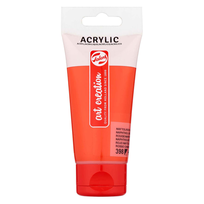 Load image into Gallery viewer, Talens art creation acrylverf tube 75ml naftolrood licht