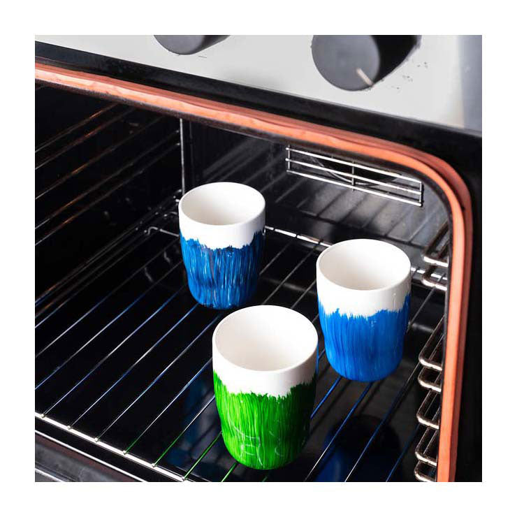 Load image into Gallery viewer, Talens art creation glas porselein transparant set 4 x 30 ml blauw