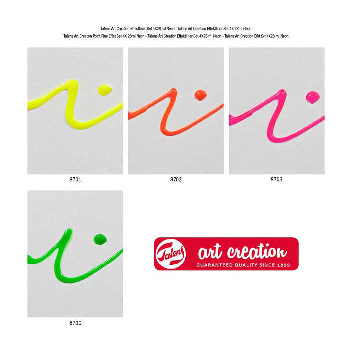 Load image into Gallery viewer, Talens art creation effektliner set 4x28ml neon