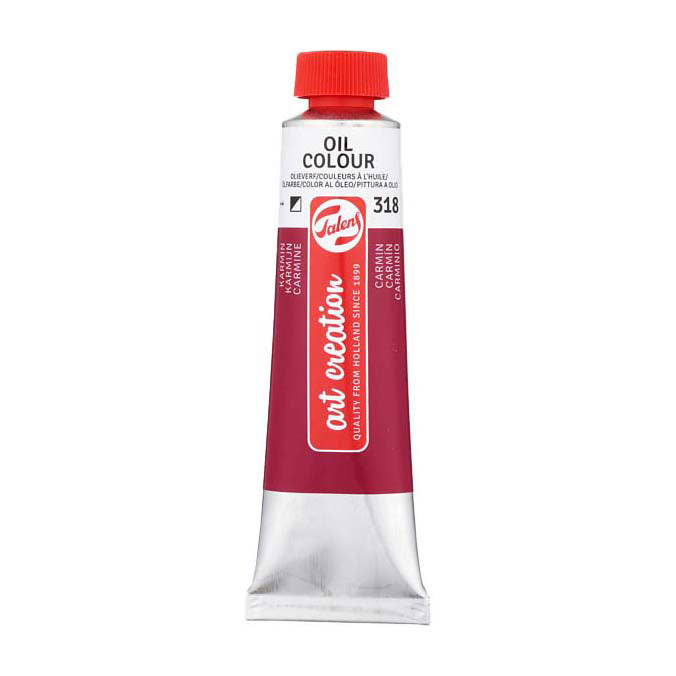 Load image into Gallery viewer, Talens art creation olieverf tube 40ml karmijn 318