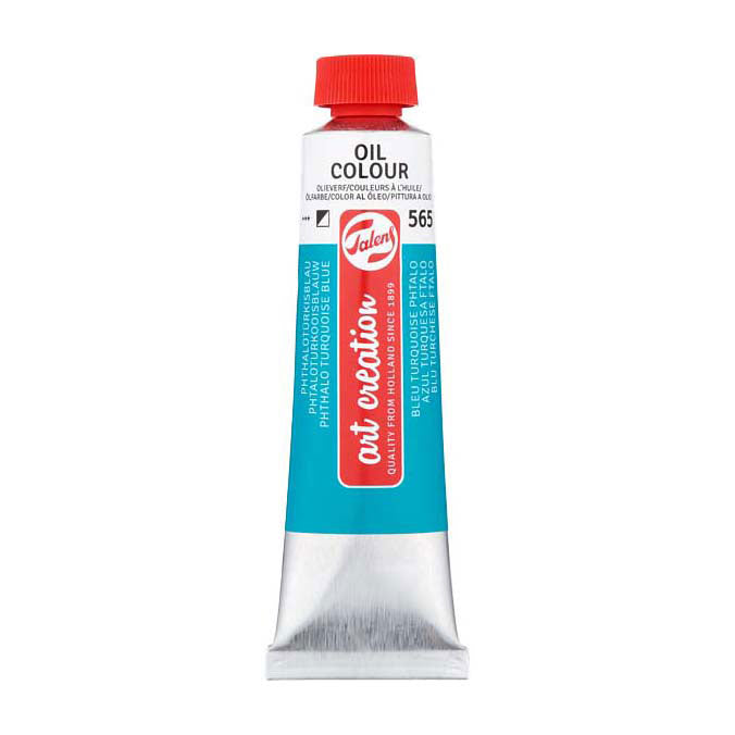 Load image into Gallery viewer, Talens art creation olieverf tube 40ml phtaloturkooisblauw