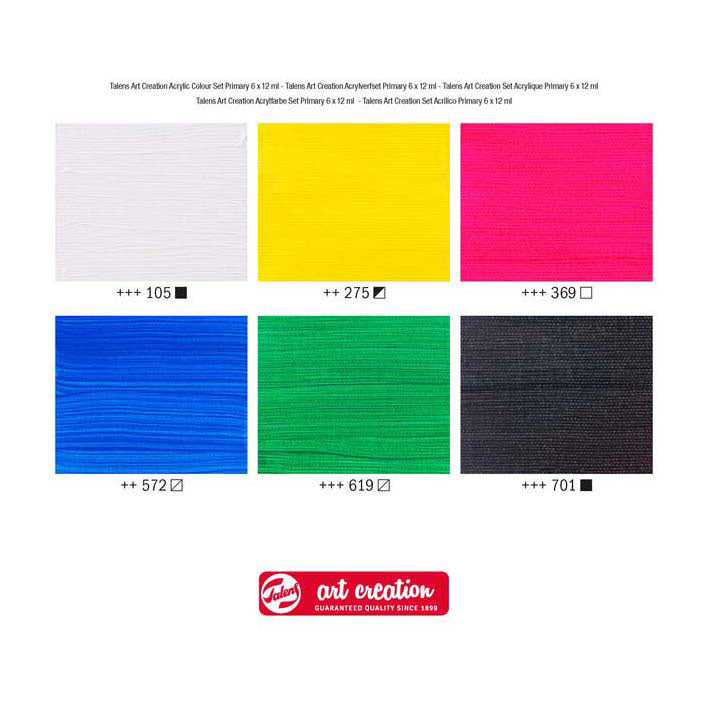 Load image into Gallery viewer, Talens art creation acrylverf set primary | 6 x 12 ml