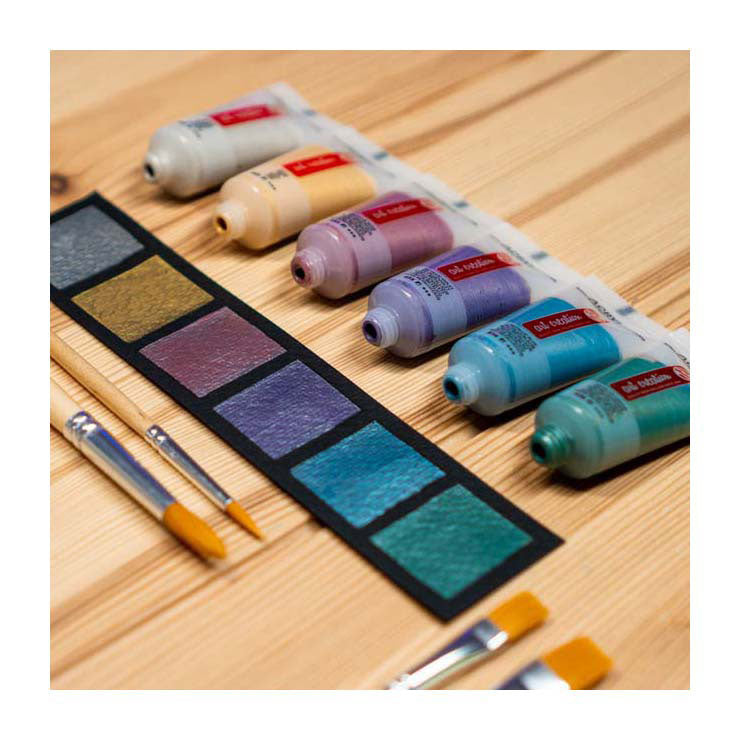 Load image into Gallery viewer, Talens art creation acrylverf set metallic, 6x12ml