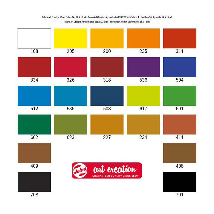 Load image into Gallery viewer, Talens art creation aquarelverfset 24 x12ml