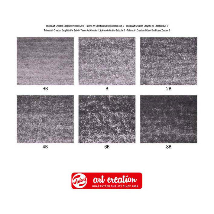 Load image into Gallery viewer, Talens art creation grafietpotloden set 6