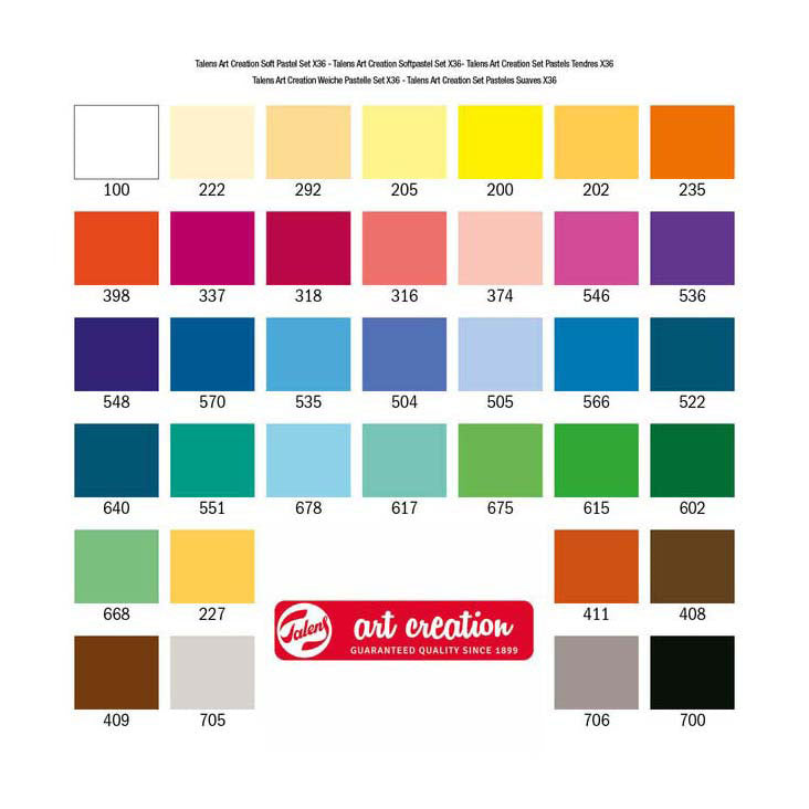 Load image into Gallery viewer, Talens art creation softpastel set 36
