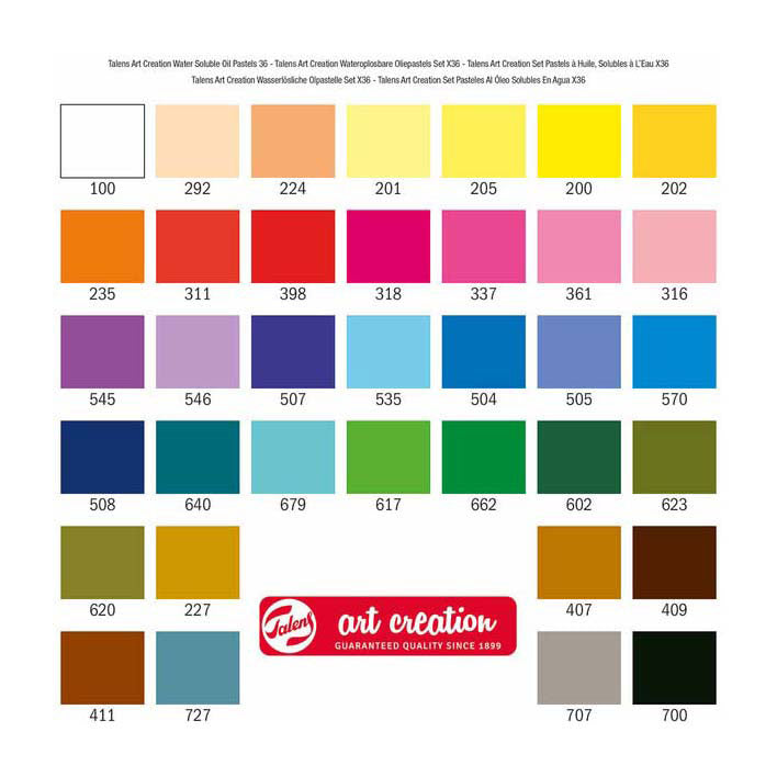 Afbeelding laden in galerijviewer, Talens art creation wateroplosbare oliepastels set 36