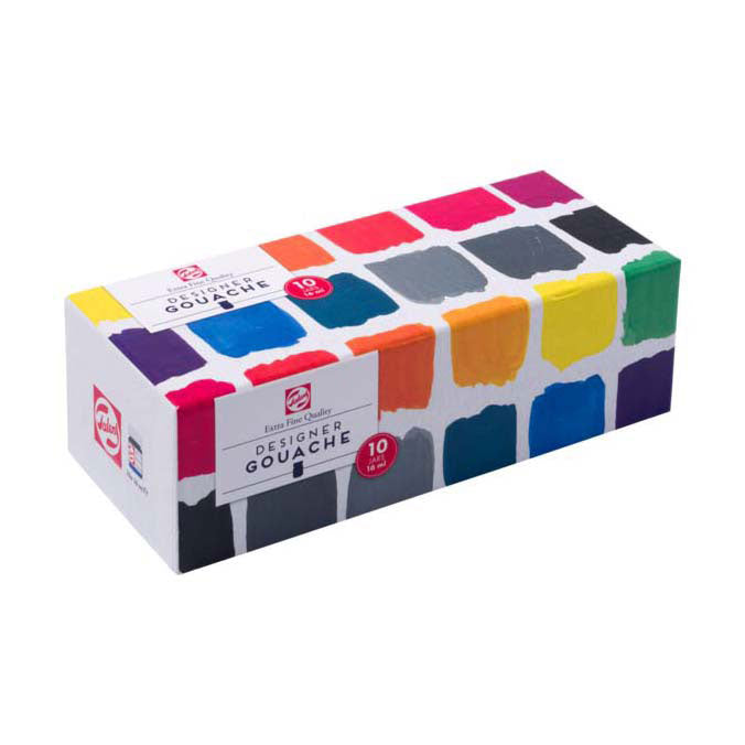 Load image into Gallery viewer, Talens gouache extra fijn set, 10x16ml flacons