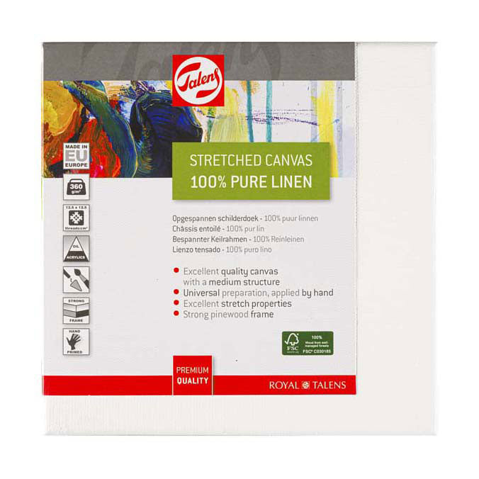 Load image into Gallery viewer, Talens schildersdoek linnen 20x20cm