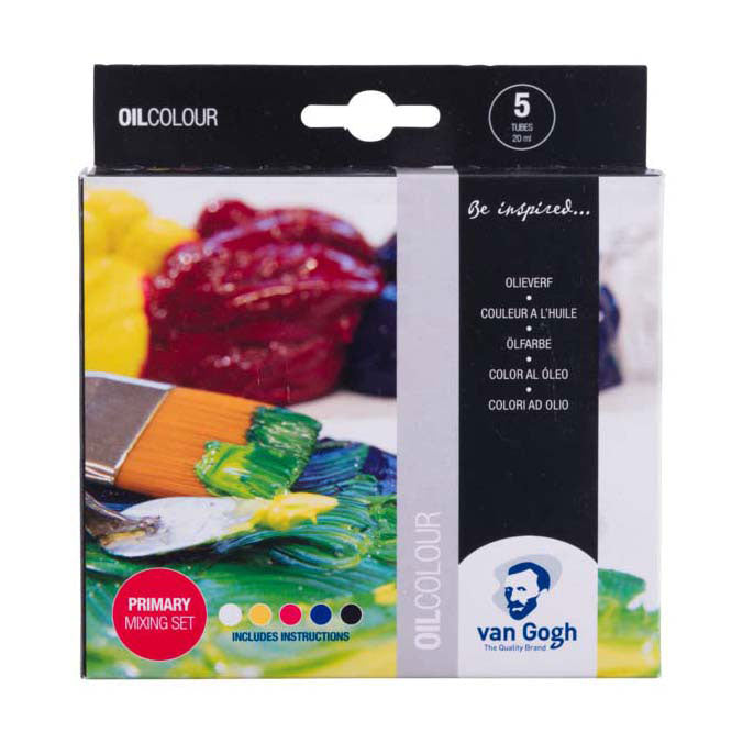 Load image into Gallery viewer, Bruynzeel van gogh olieverf primaire mengset, 5x20ml