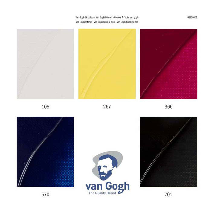 Load image into Gallery viewer, Bruynzeel van gogh olieverf primaire mengset, 5x20ml