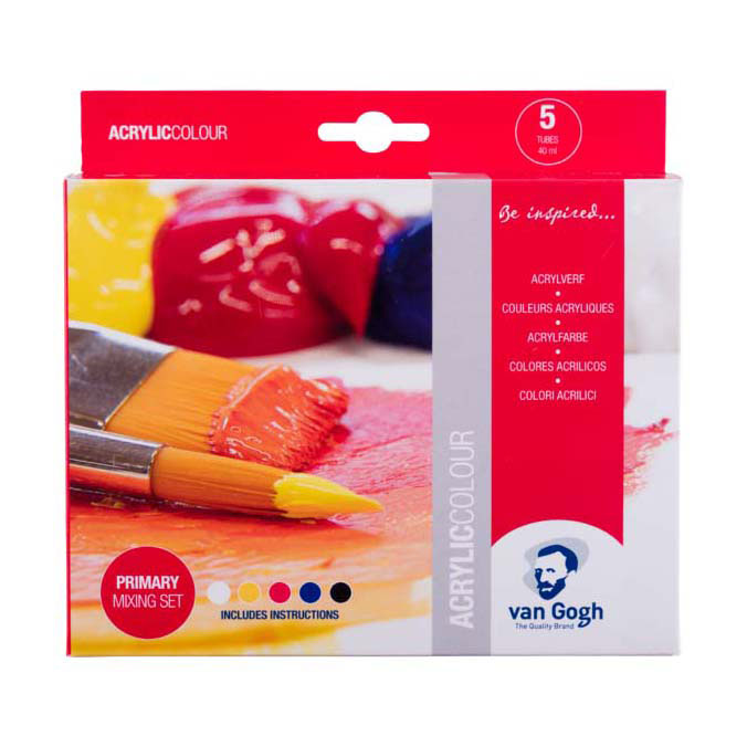 Load image into Gallery viewer, Bruynzeel van gogh acrylverf primaire mengset | 5 x 40 ml