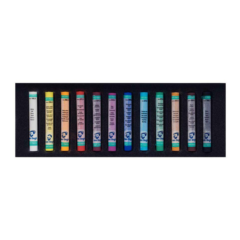 Load image into Gallery viewer, Bruynzeel van gogh softpastels starterset met 12 kleuren