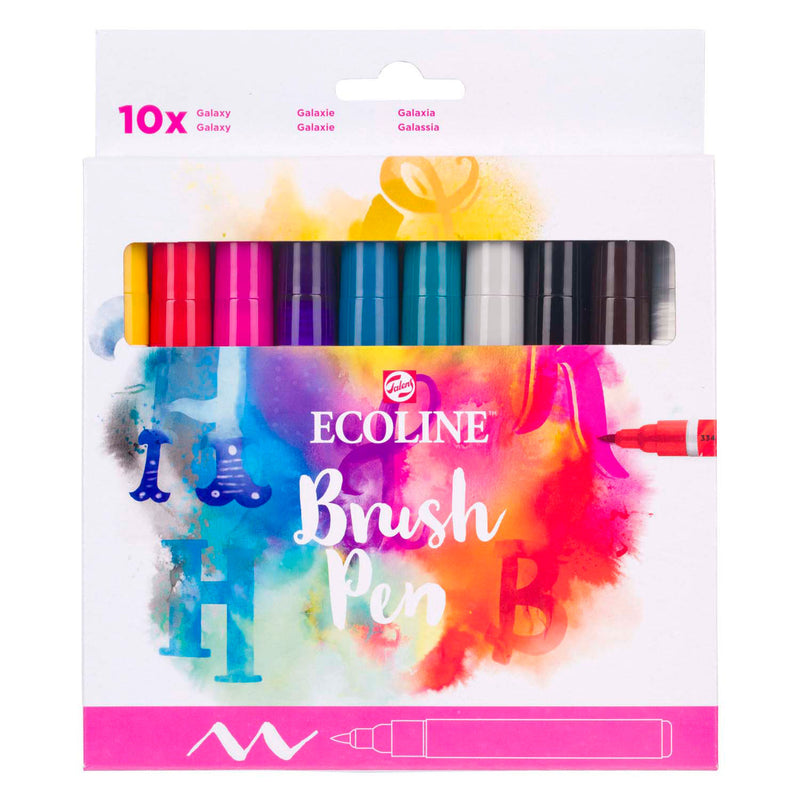 Load image into Gallery viewer, Ecoline brush pen set galaxy, 10 kleuren