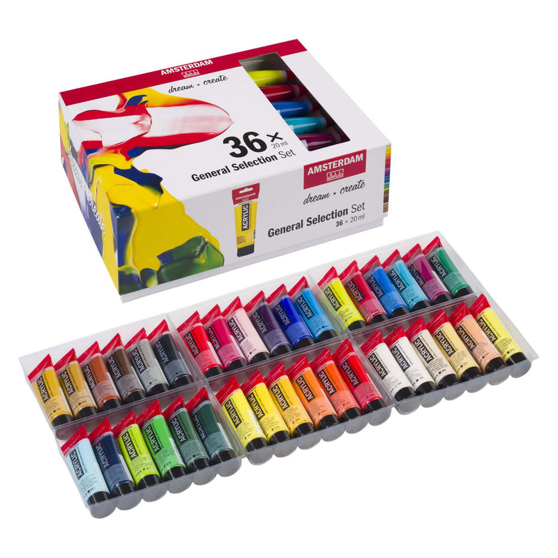 Load image into Gallery viewer, Amsterdam standard series acrylverf algemene selectie set | 36 × 20 ml