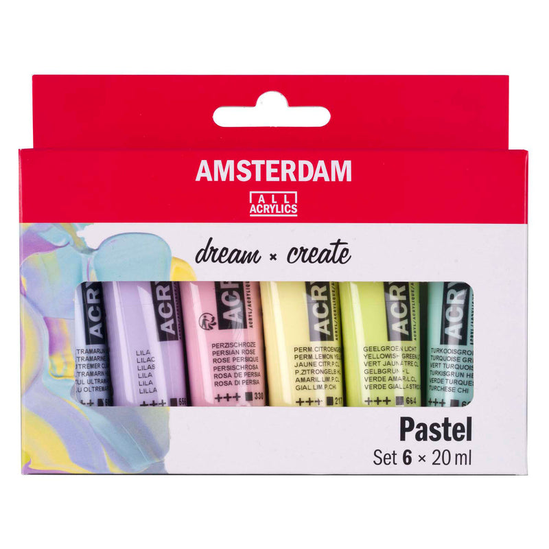 Afbeelding laden in galerijviewer, Amsterdam standard series acrylverf pastel set | 6 x 20 ml