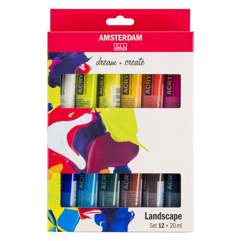 Load image into Gallery viewer, Bruynzeel amsterdam standard series acrylverf landschap set 20ml, 12dlg.
