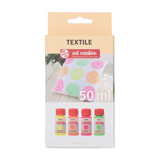 Load image into Gallery viewer, Talens art creation textielverf neon 4x50ml