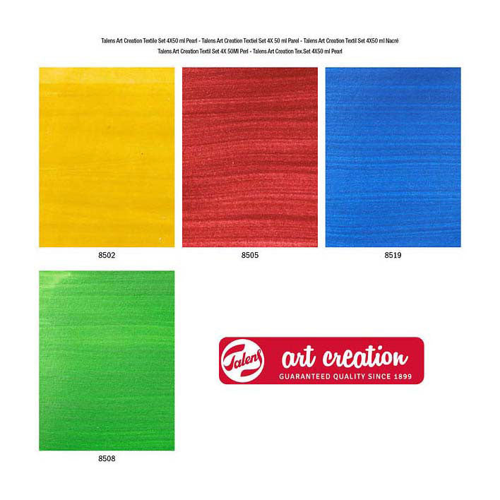 Load image into Gallery viewer, Talens art creation textielverf parel 4x50ml