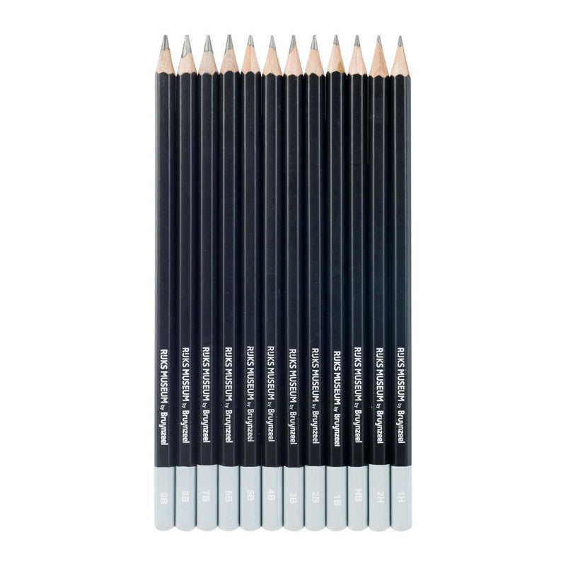 Load image into Gallery viewer, Bruynzeel Rijksmuseum Grafietpotloden, 12st.