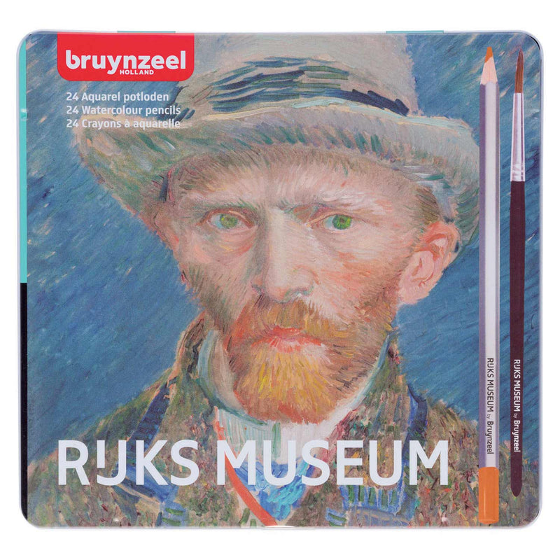Load image into Gallery viewer, Bruynzeel • blik 24 aquarelpotloden vincent van gogh