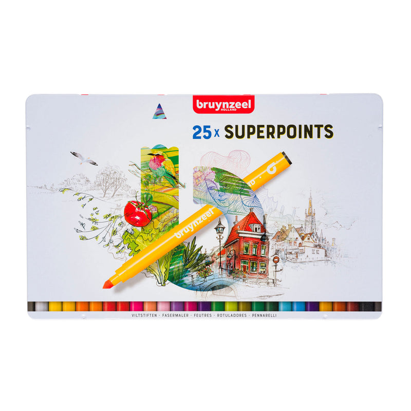 Load image into Gallery viewer, Bruynzeel viltstiften superpunt, 25st.