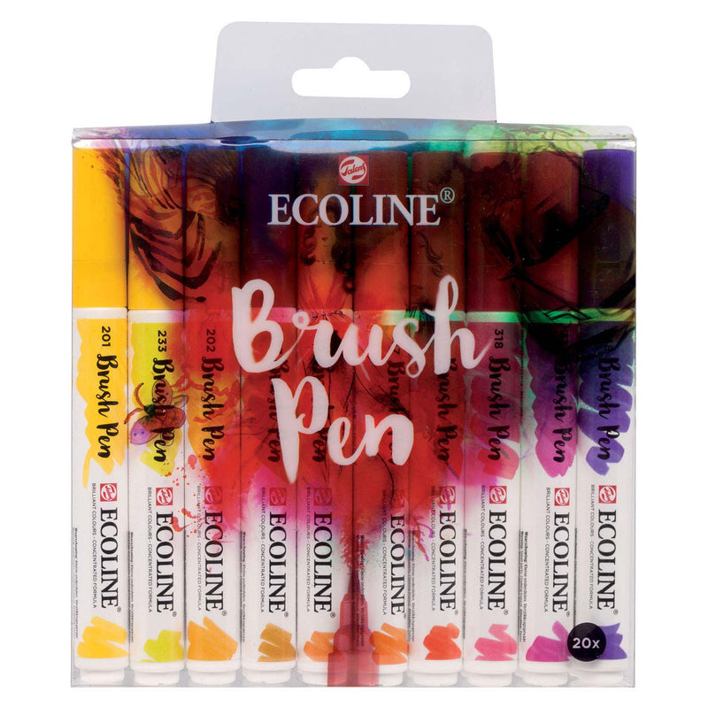 Load image into Gallery viewer, Talens Ecoline Brush Pen, 20st.