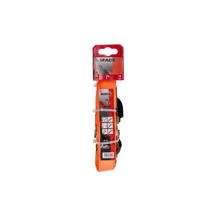 Load image into Gallery viewer, Mack 1023390 - spangordel 2d,ratelspanner, s-haken,25mm-4m max500kg | 2 stuks