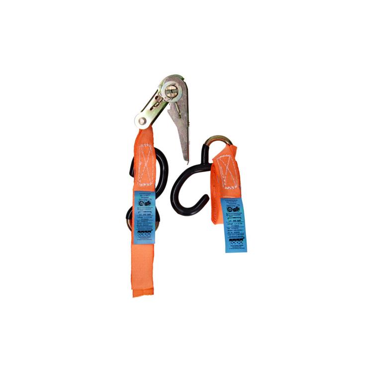 Load image into Gallery viewer, Mack 1023390 - spangordel 2d,ratelspanner, s-haken,25mm-4m max500kg | 2 stuks