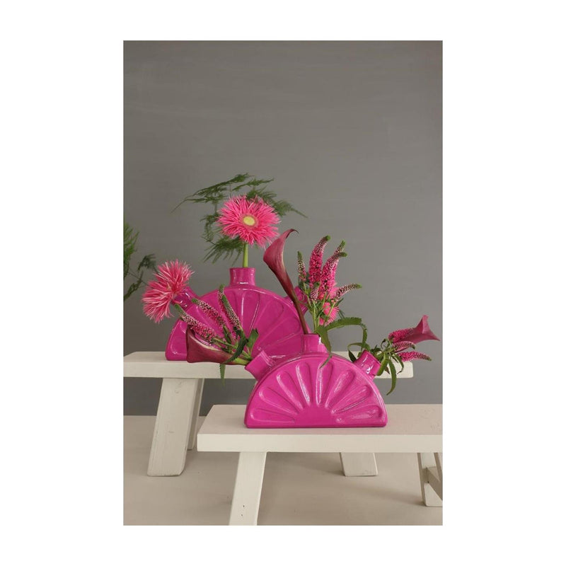 Load image into Gallery viewer, Ideas 4 seasons limon vaas 18,5x5xh11,5cm fuchsia