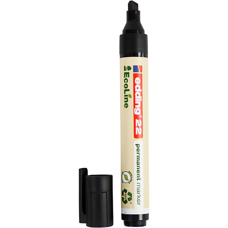 Load image into Gallery viewer, Http: www.cchobby.nl edding-ecoline-markers-22-afm-22-lijndikte-1x5-mm-zwart-1-stuk