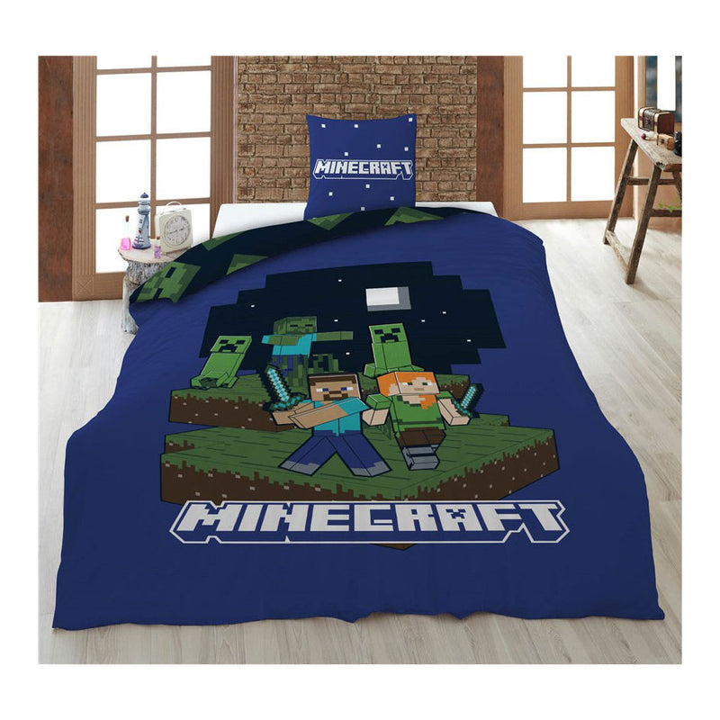 Load image into Gallery viewer, Minecraft dekbedovertrek 140x200cm