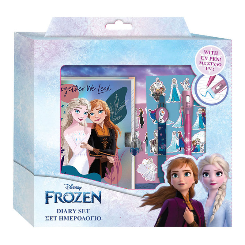 Load image into Gallery viewer, Disney frozen 2 dagboek met slot, magische pennen en stickers