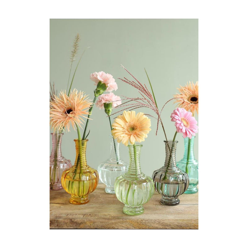 Load image into Gallery viewer, Ideas 4 seasons trevi vaas glas ã˜9xh15cm licht blauw