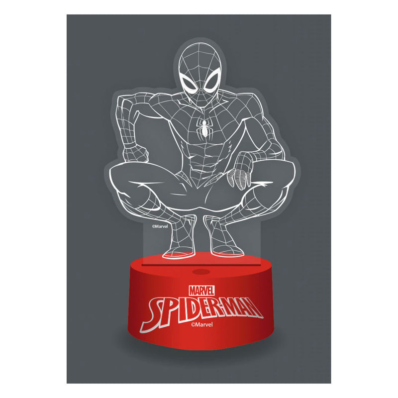Afbeelding laden in galerijviewer, 3d lamp met afstandbediening spiderman