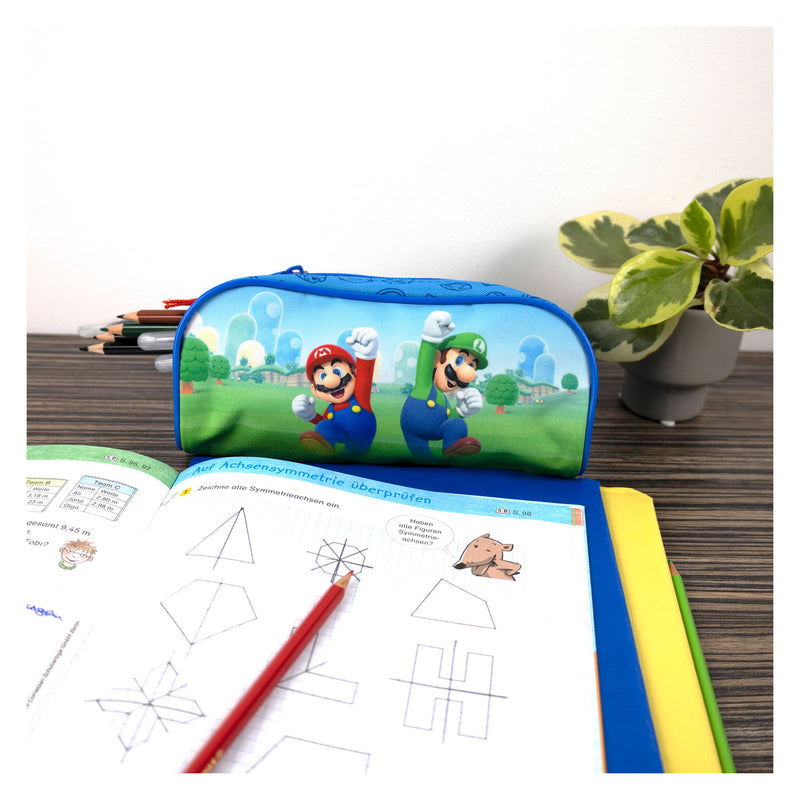 Load image into Gallery viewer, Kids licensing super mario etui voor kinderen - super mario schoolspullen