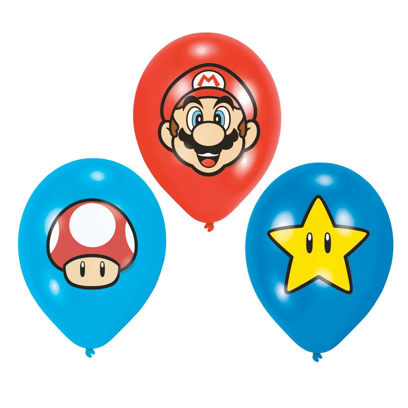 Load image into Gallery viewer, Super mario Super Mario Latex Ballonnen, 6st.