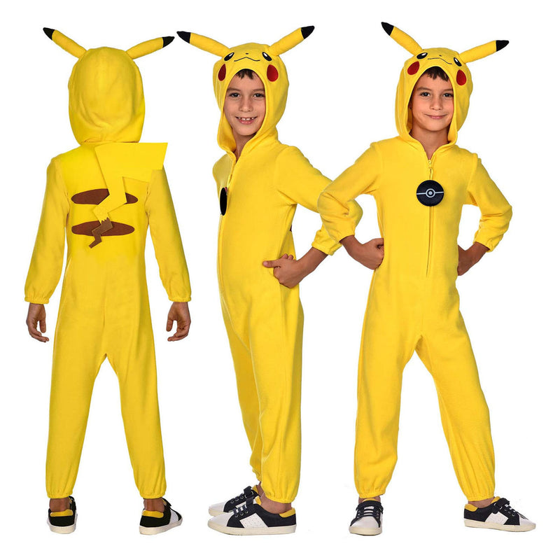 Load image into Gallery viewer, Pokémon kinderkostuum pokemon pikachu onesie, 8-10 jaar