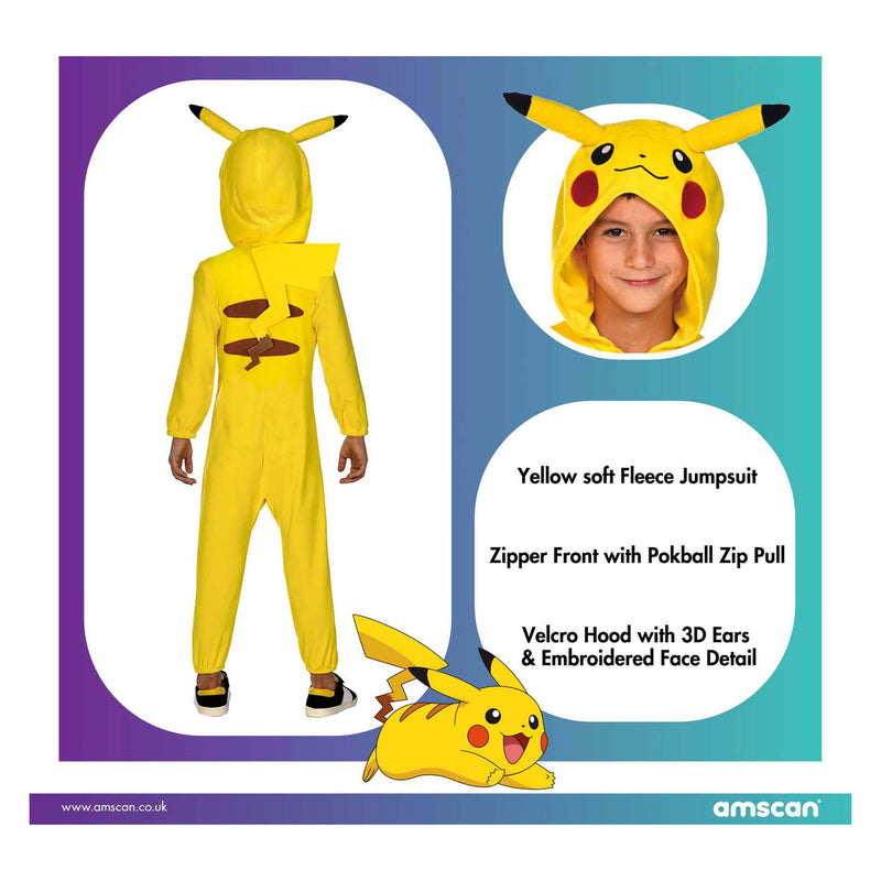Load image into Gallery viewer, Pokémon kinderkostuum pokemon pikachu onesie, 8-10 jaar