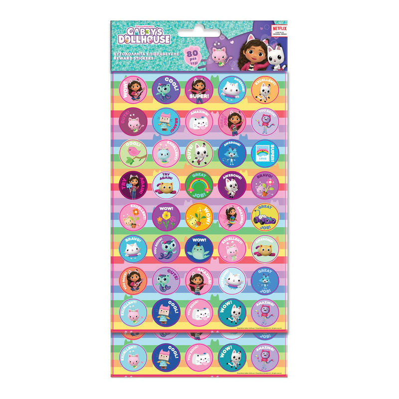 Afbeelding laden in galerijviewer, Beloningsstickers gabby's poppenhuis, 80dlg.
